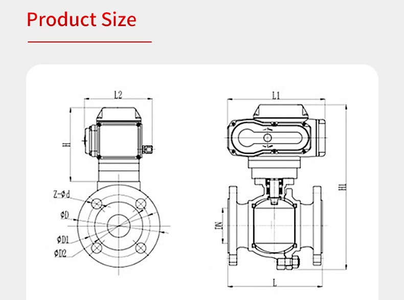 Electric O-type ball valve