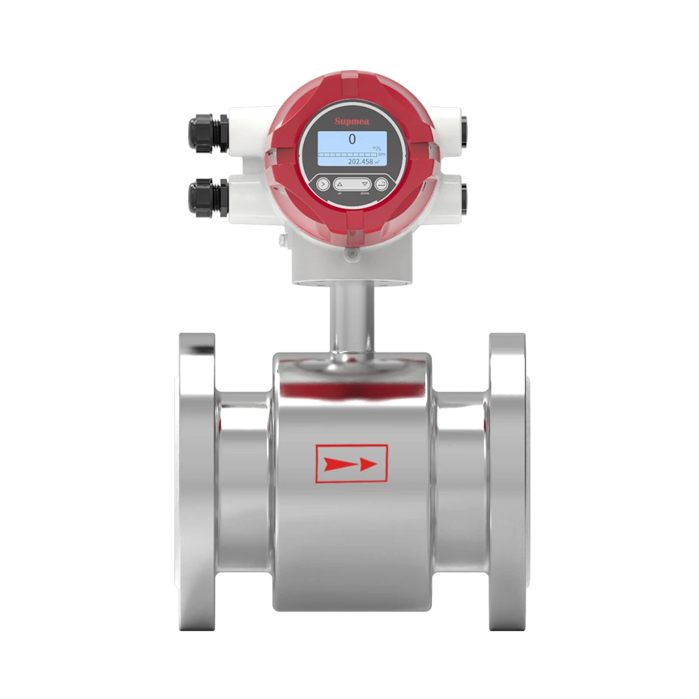 Stainless steel body electromagnetic flowmeter