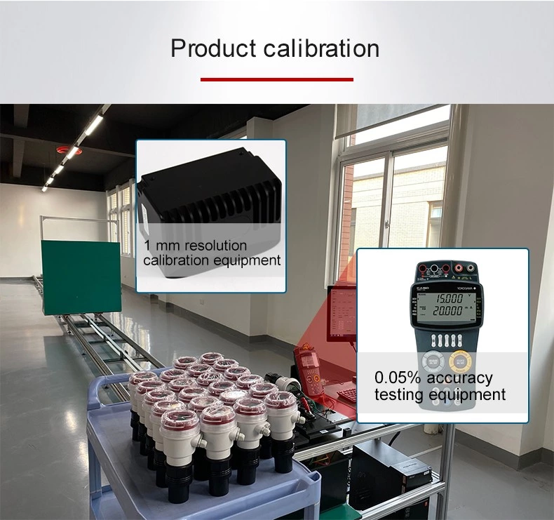 ultrasonic level transmitter calibration