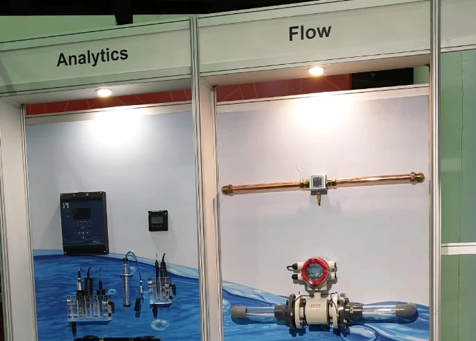 magnetic flowmeter and pH controller