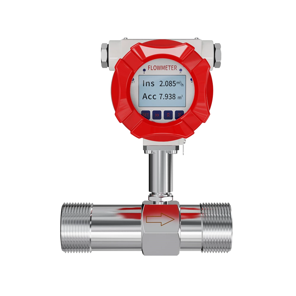 liquid turbine flowmeter