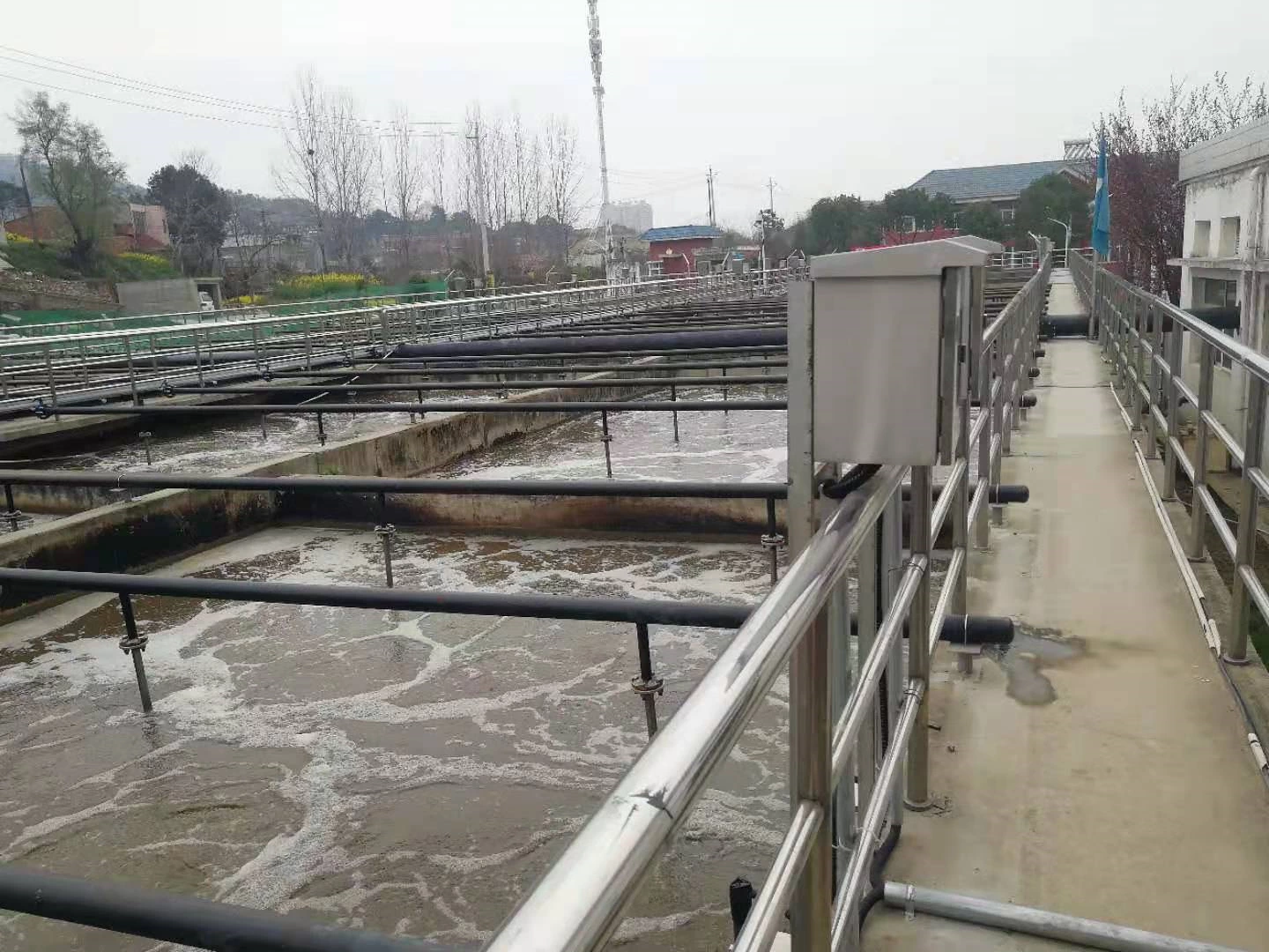 supmea dn600 flowmeter used in xiaogan stp