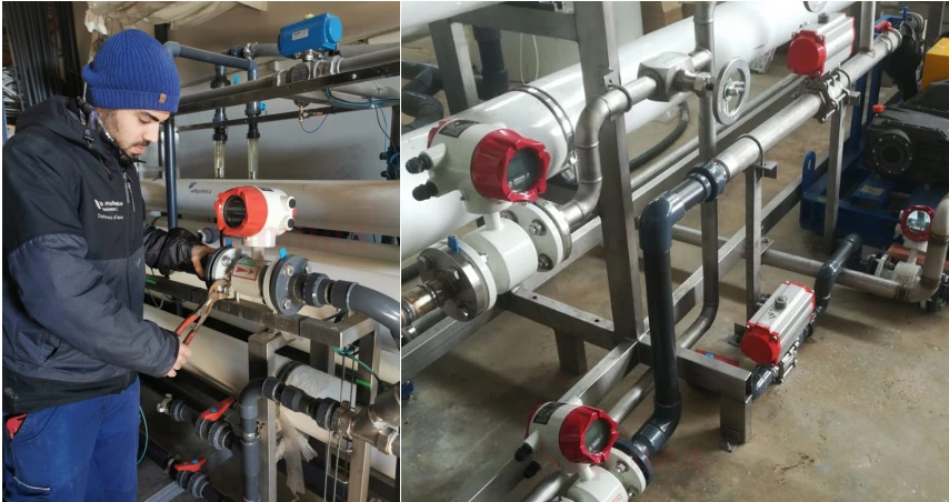 RO System flowmeter