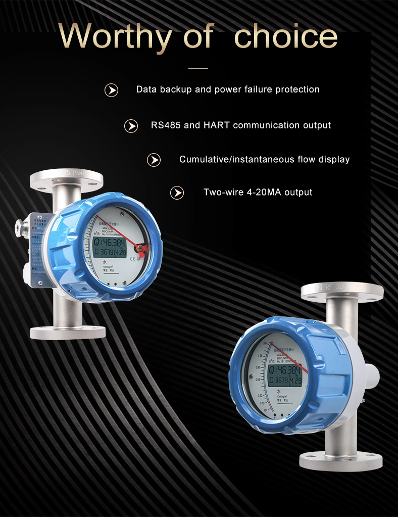 Supmea variable area flow meter