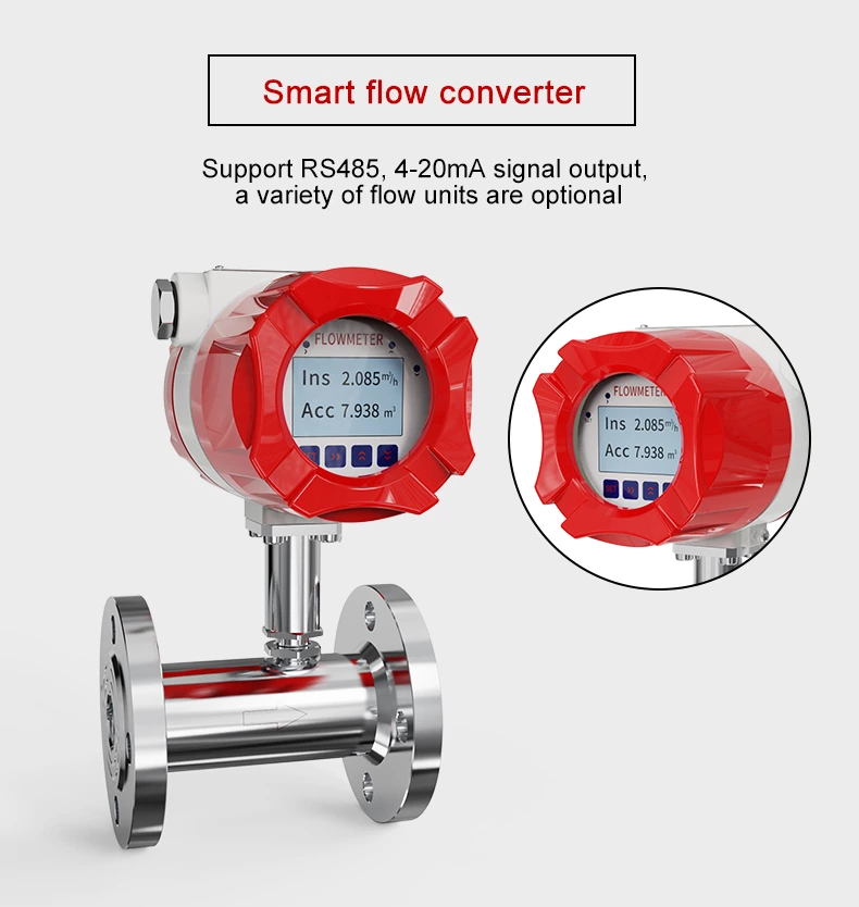 liquid turbine flow meter