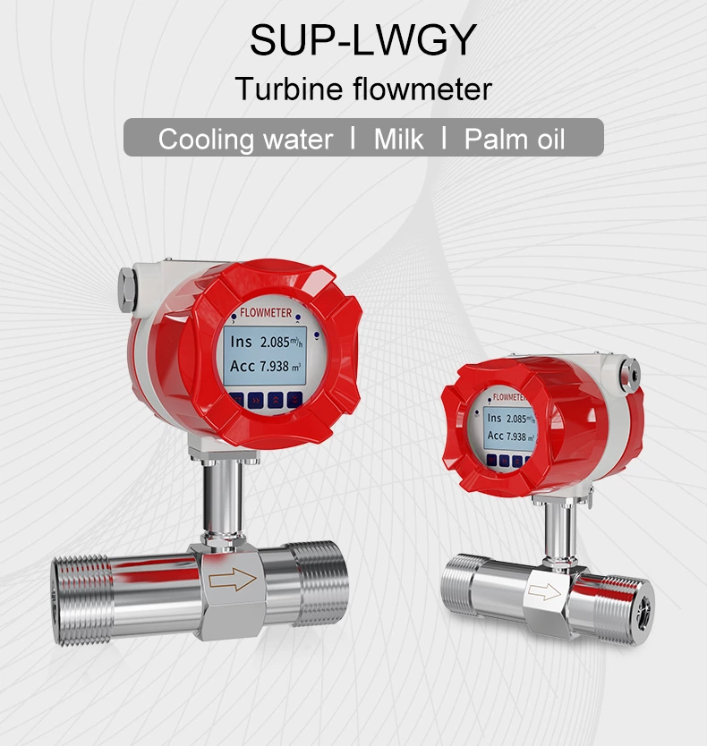 thread  turbine flowmeter