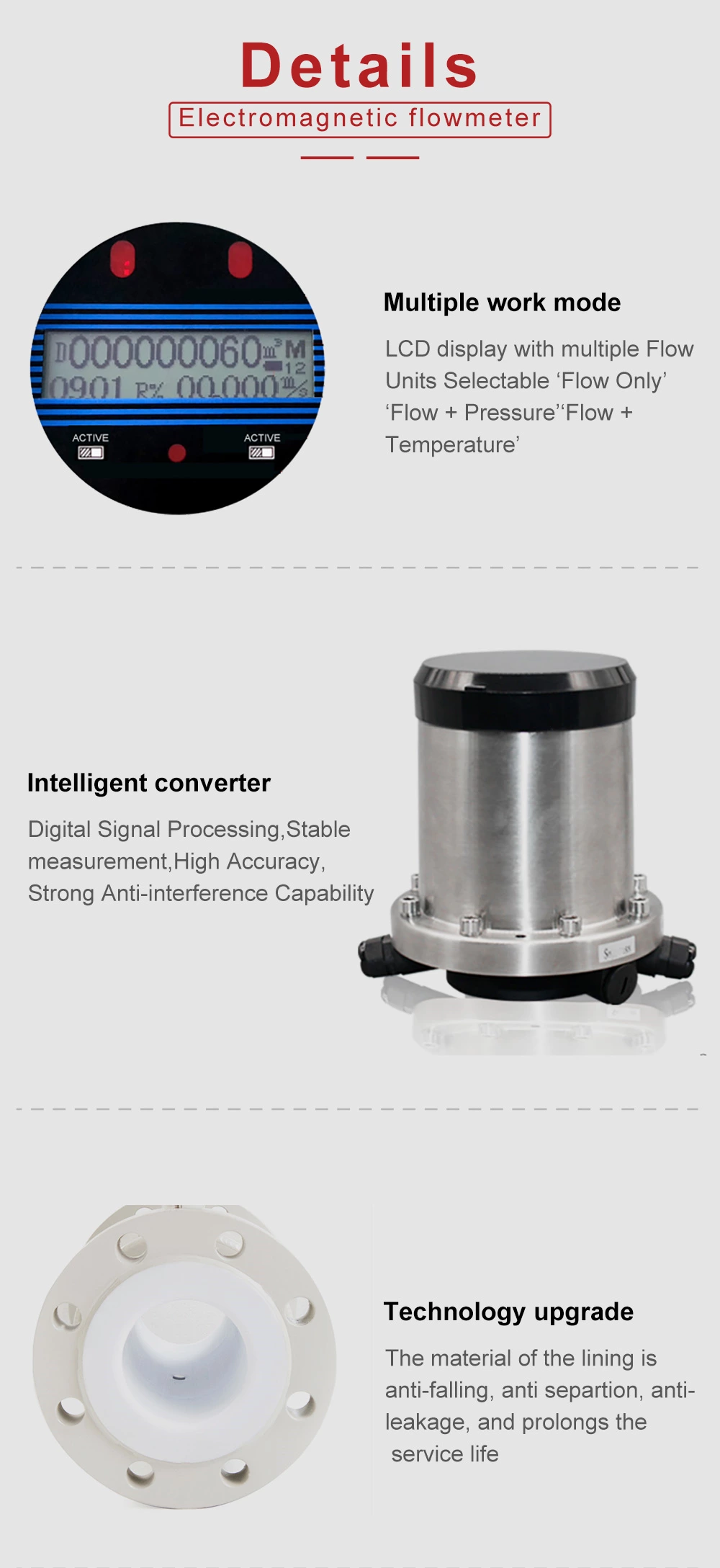 Battery powered electromagnetic flowmeter