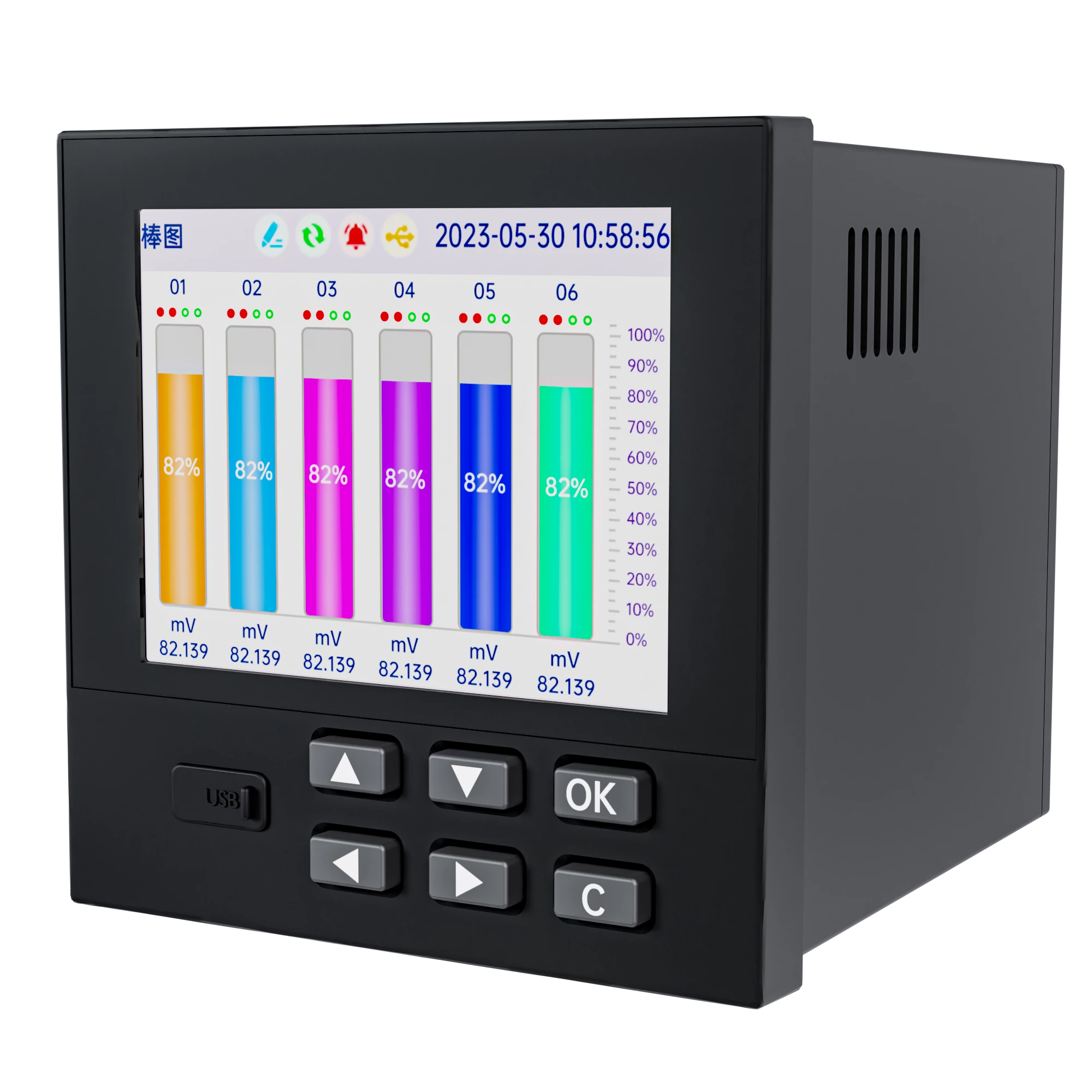 SUP-RN3000 18-channel analog signal input paperless recorder