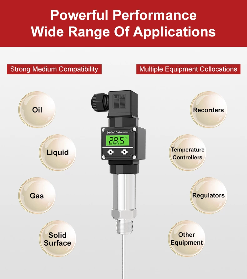 Temperature Sensor with Integrated Transmitter 