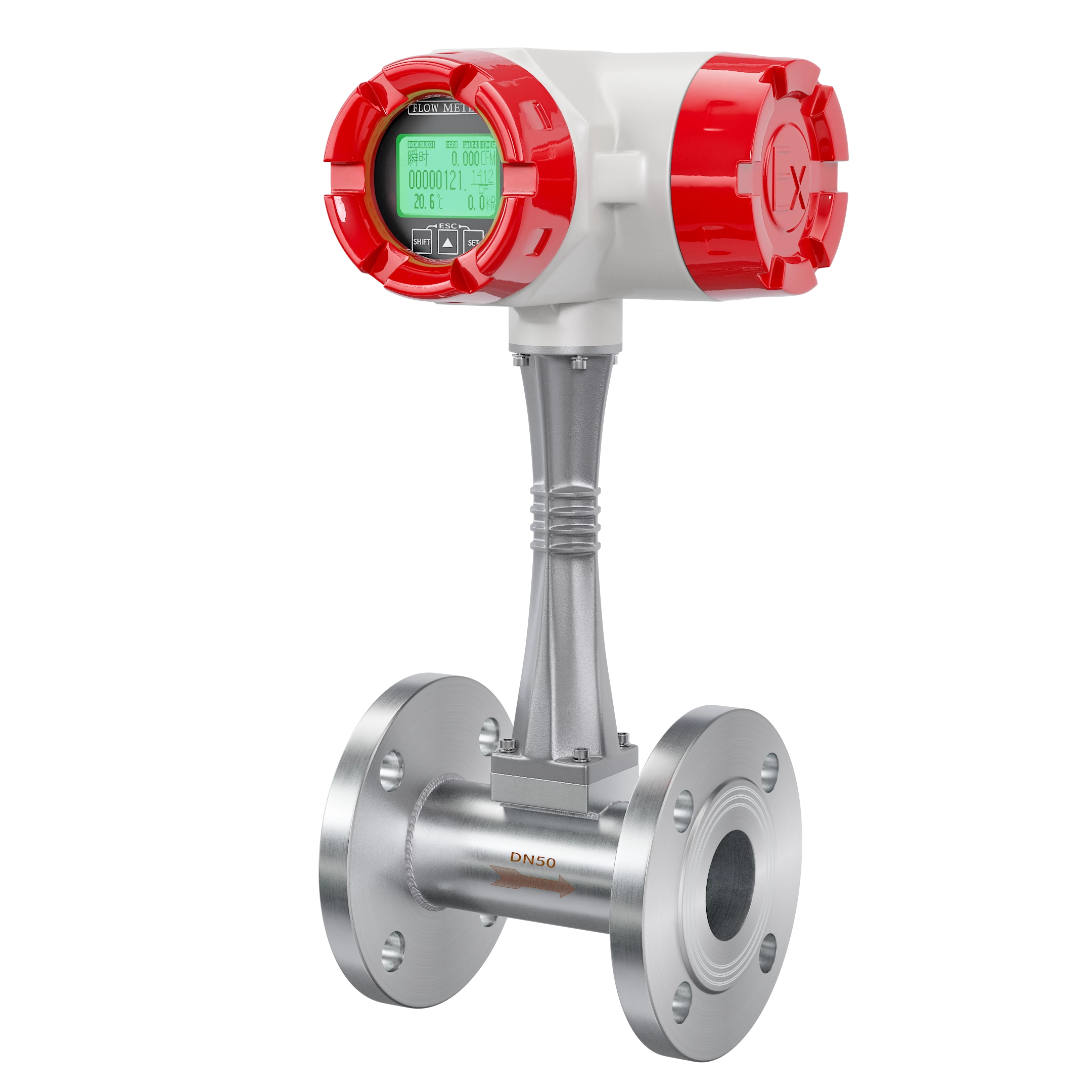 SUP-LUGB-C Intelligent anti-vibration vortex flowmeter