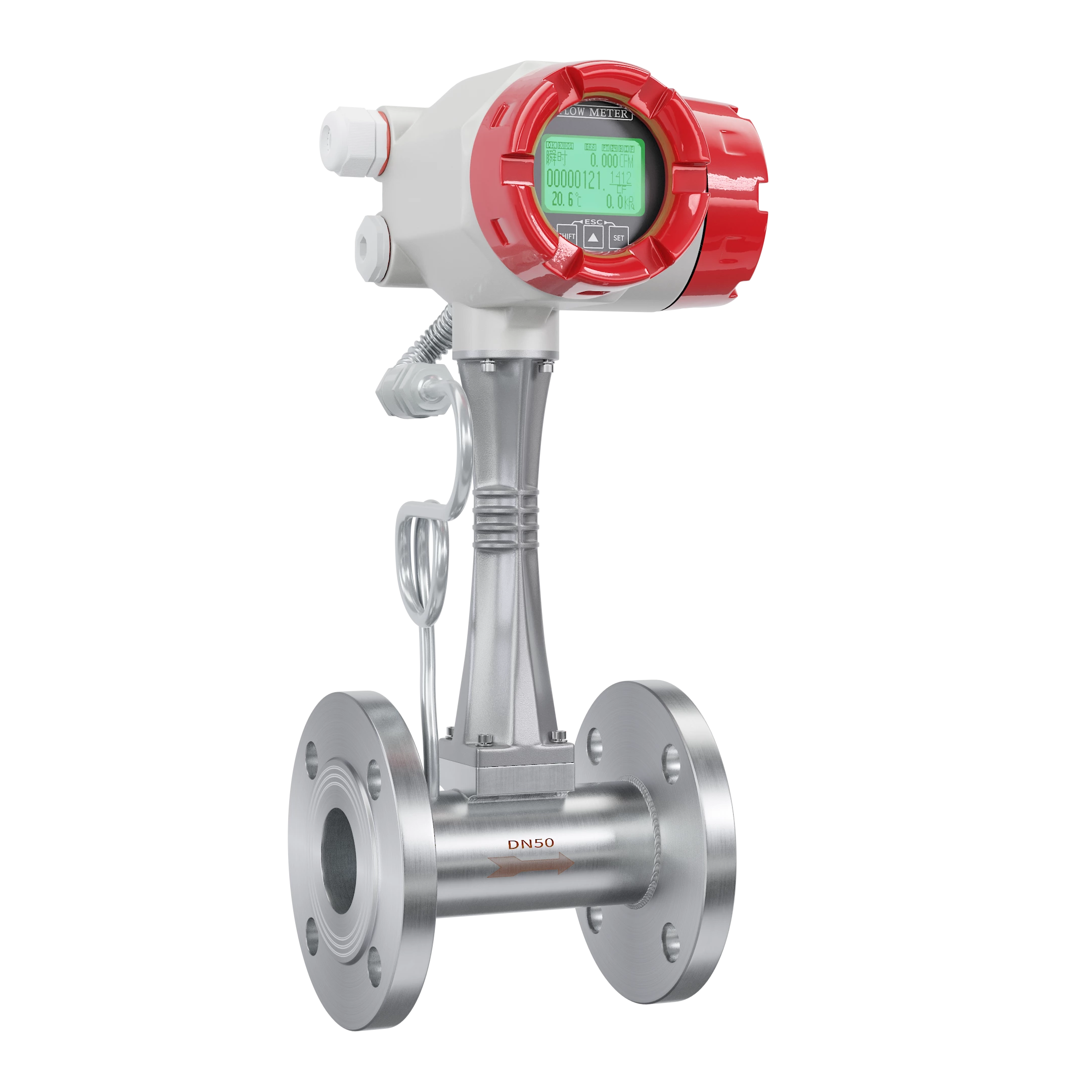 SUP-LUGB-C Intelligent anti-vibration vortex flowmeter